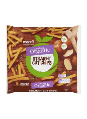 Picture of Macro Wholefoods Market Organic Frozen Potato Chips Straight Cut 750gm