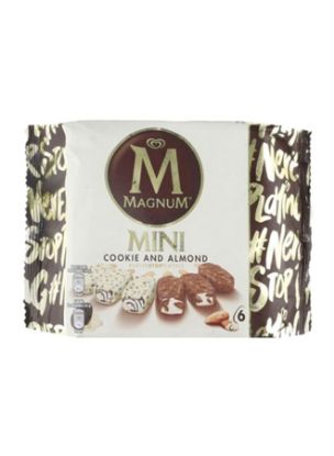 Picture of Magnum Ice Cream Stick Mini Cookies And Almond 345ml