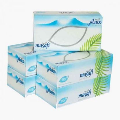 Picture of Masafi White Tissue Facial Pure Soft Care 2 Ply 5x150