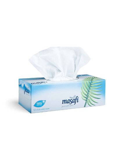 Picture of Masafi Facial Tissue White 150's