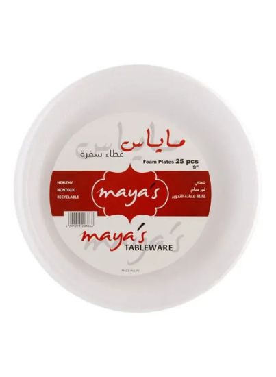 Picture of maya'S Foam Plate 9" Pack of 25