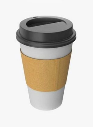 Picture of Maya's Paper Cup Heavy Duty With Lid 8 Ounce 10's