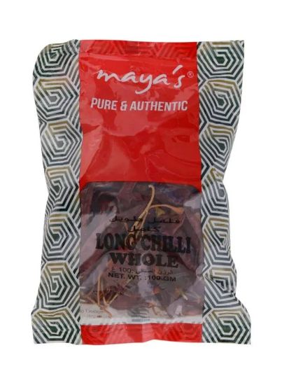 Picture of Maya's Pure & Authentic Long Chilli Whole 100gm