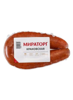 Picture of Miratorg Sausage Krawkowska Meat Smoked 430gm