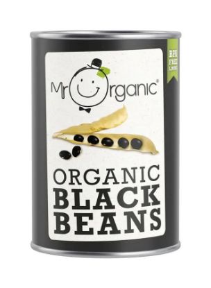 Picture of Mr. Organic Black Beans No Salt Added 400gm