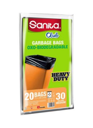 Picture of Sanita Club Garbage Bags 30gallon 20's