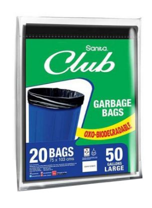 Picture of Sanita Club Garbage Bag 50gallon 20bags