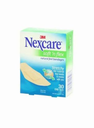 Picture of Nexcare Soft'n'Flex Natural Feel Bandages 30's