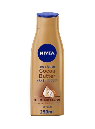 Picture of Nivea Body Lotion Cocoa Butter With Deep Moisture Serum For Dry Skin 250ml