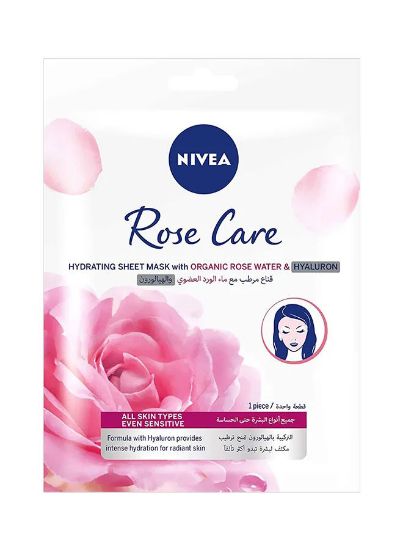 Picture of Nivea Face Mask Hydrating Organic Rose Water 1pc