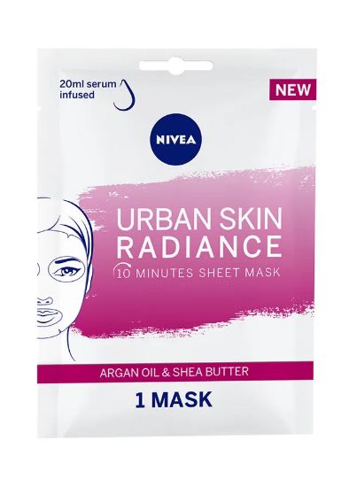 Picture of Nivea Urban Skin Face Radiance Sheet Mask