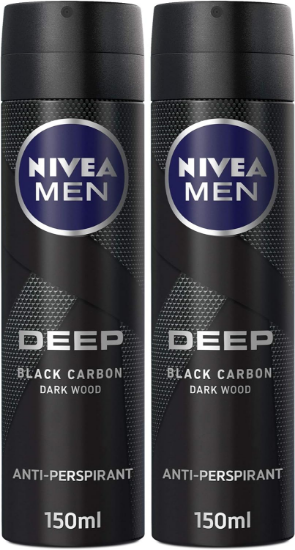 Picture of Nivea Deodorant Spray Deep Dry & Clean 2x150ml