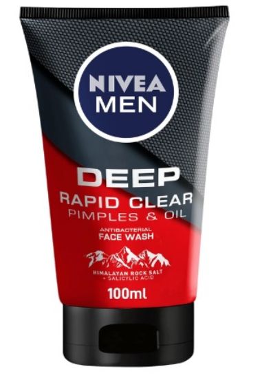 Picture of Nivea Men Deep Rapid Clear Face Wash 100ml