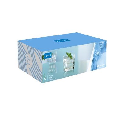 Picture of Ocean Plaza Rock Glass 6pcs Set 295ml 1Set