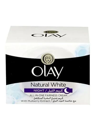 Picture of Olay Natural White Night Cream With Mulberry Extract 50gm