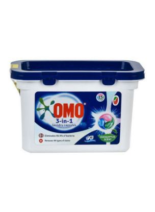 Picture of Omo 3-In-1 Laundry Capsules Regular 225gm