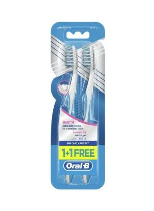 Picture of Oral-B Toothbrush Pro-Expert Sensitive Extra Soft 1+1Free