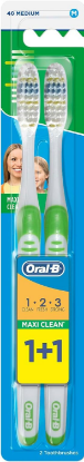 Picture of Oral-B Toothbrush Maxi Clean 40 Medium 2pc