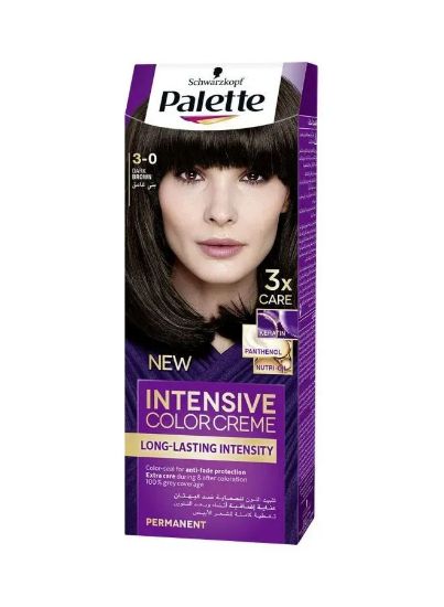 Picture of Schwarzkopf Palette Intensive Hair Color Crème 3-0 Dark Brown 1pc