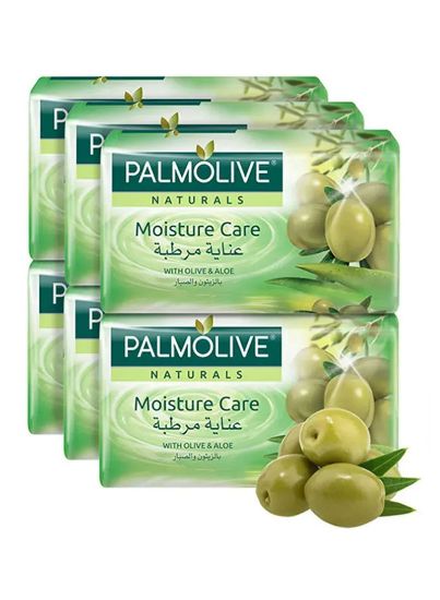 Picture of Palmolive Soap Aloe Olive Green (5+1 Pack) 175gm