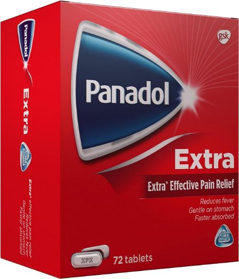 Picture of Panadol Extra Pain Relief Tablets 72's