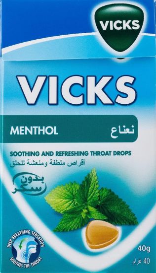 Picture of Vicks Sugar Free Coughdrop Menthol 40gm