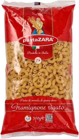 Picture of Pasta Zara Gramignone Rigato 500gm