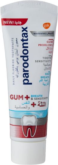 Picture of Parodontax Fluoride Toothpaste Whitening 75ml