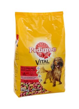 Picture of Pedigree Vital Small Breed Beef Lamb & Vegetables 1.5kg