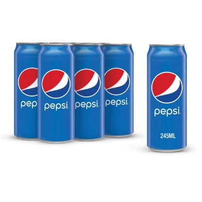 Picture of Pepsi Carbonated Soft Drink Can 6x245ml