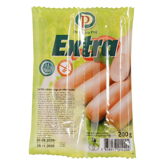 Picture of Perutnina Extra Chicken Frankfurter 200gm