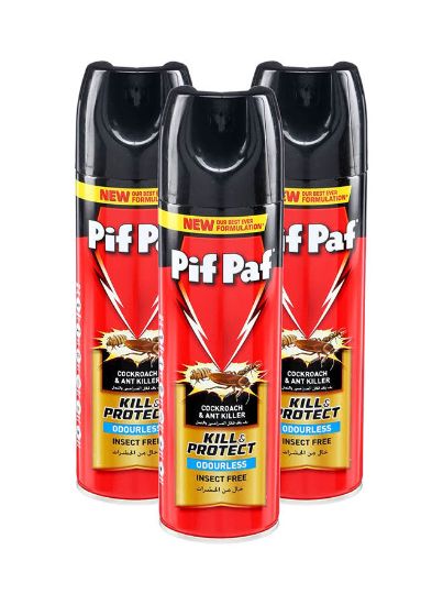 Picture of Pif Paf Spray Odorless Cockroach Killer 300ml, Pack of 3