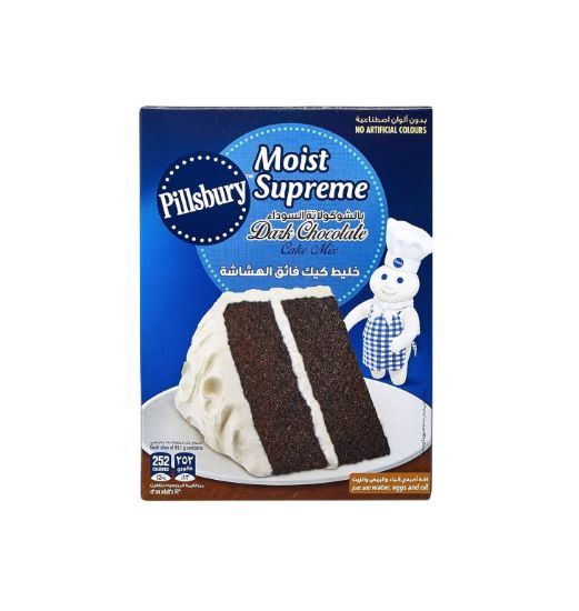 Picture of Pillsbury Dark Chocolate Cake Mix - 485gm