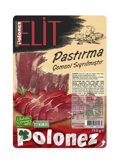 Picture of Polonez Beef Pastrami 110gm