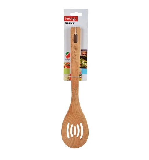 Picture of Prestige Wooden Slotted Spoon PR51173 1pc