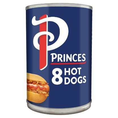 Picture of Princes 8 Hot Dog Sausages 400gm