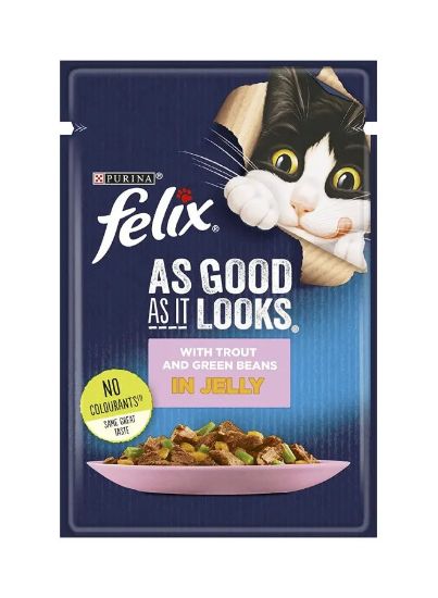 Picture of Purina Felix With Trout & Green Beans 85gm