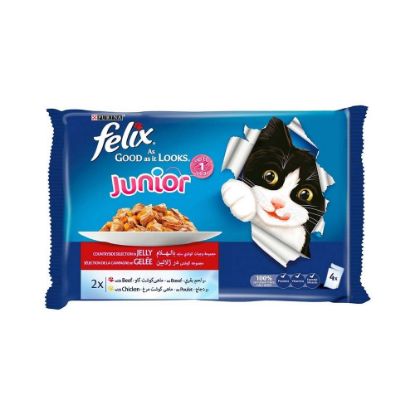 Picture of Purina Cat Food Felix Beef & Chicken 4x85gm