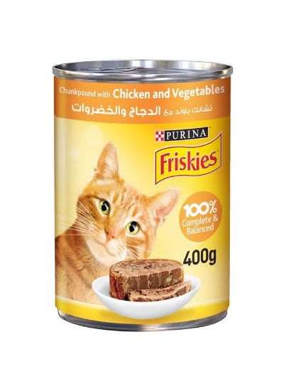 Picture of Purina Friskies Chicken & Vegetables 400gm