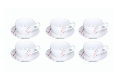 Picture of Royalford Cup & Saucer 6pcs 1Set