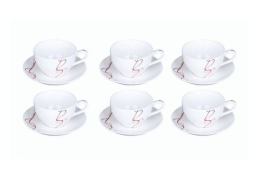 Picture of Royalford Cup & Saucer 6pcs 1Set