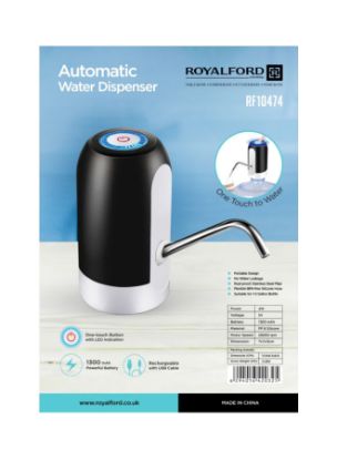 Picture of Royalford Rechargeable Water Pump USB 1pc