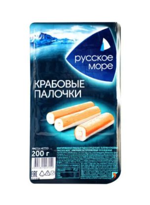 Picture of Russian Frozen Sea Crab Sticks 200gm