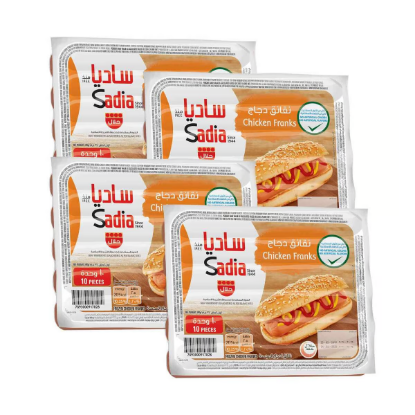 Picture of Sadia Frozen 10's Chicken Franks 4x340gm