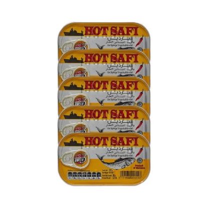 Picture of Safi Sardines Spicy In Vegetable Oil 5x120gm