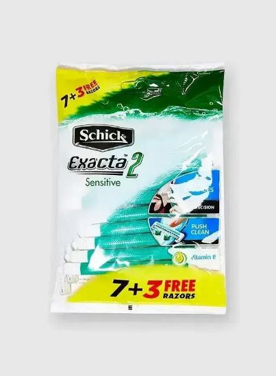 Picture of Schick Razor Exacta2 Sensitive 10's