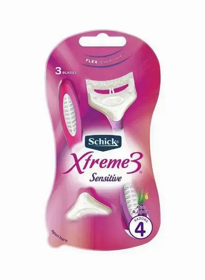 Picture of Schick Razor xtreme3 Sensitive 4's