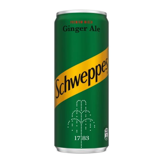 Picture of Schweppes Premium Mixer Ginger Ale Can 250ml