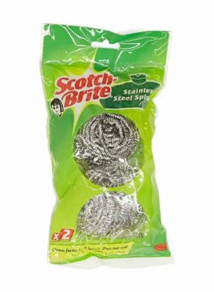 Picture of 3M Scotch-Brite Stainless Steel Spiral 2pcs