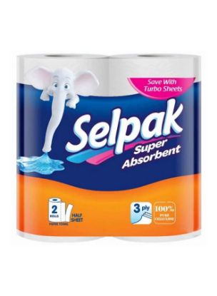 Picture of Selpak Kitchen Paper Towel Super Absorbent 2 Rolls